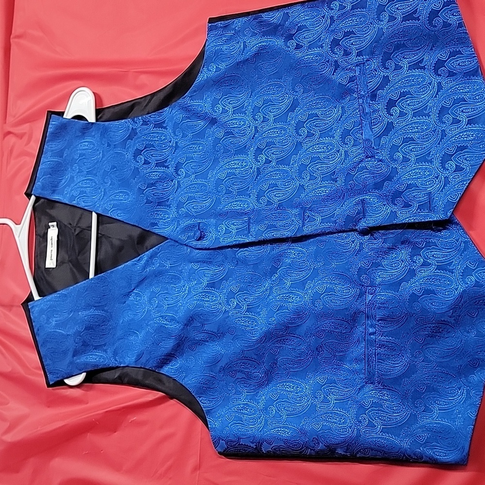 men's blue vest size Medium